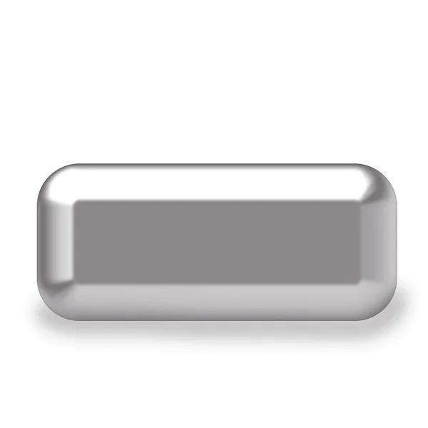 Aluminum button — Stock Photo, Image