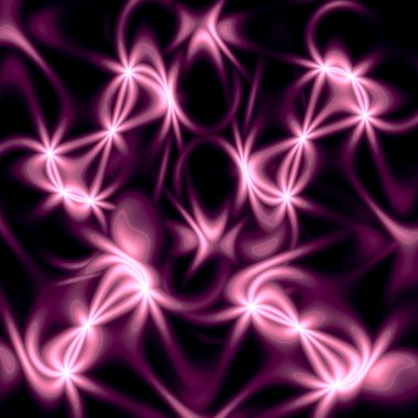 Violet pink star clipart