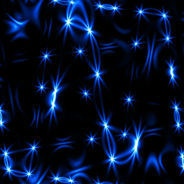 Azul estrela fundo abstrato — Fotografia de Stock