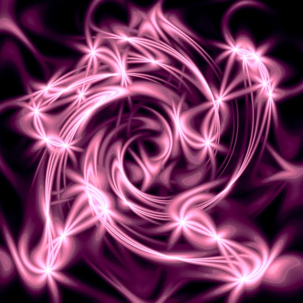 Violet rose étoile fond abstrait — Photo