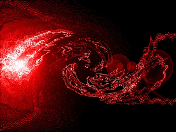红色星光背景抽象 — 图库照片