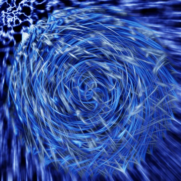 Синий взрыв — стоковое фото