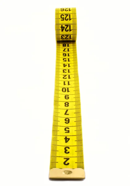 Fita métrica isolada — Fotografia de Stock