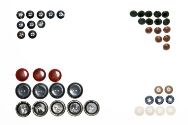 Varicoloured buttons clipart