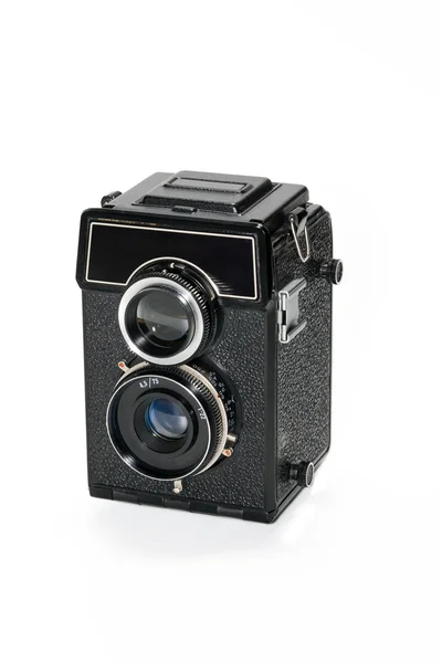 Камера с двумя объективами — стоковое фото