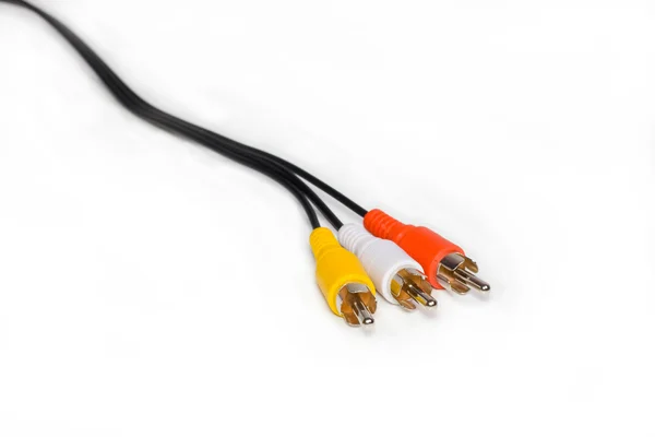Cable with three sockets — Stock Photo, Image