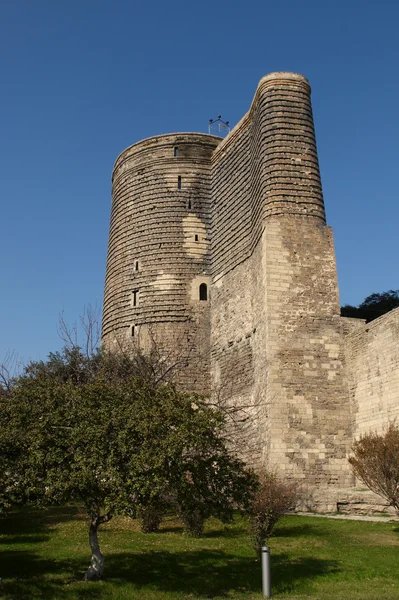 Девичья башня. Баку, Азербайджан — стоковое фото