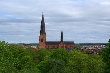 Cathedral in Uppsala clipart