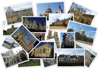 Traveling around England clipart