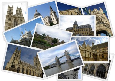 Traveling around England clipart