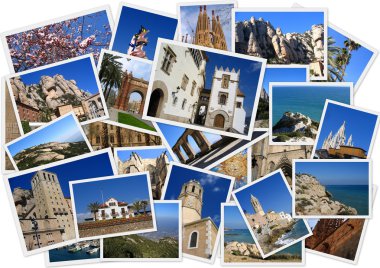 Traveling around Spain clipart
