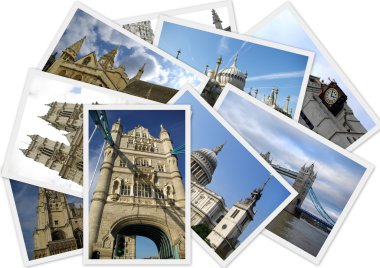 Traveling around England clipart