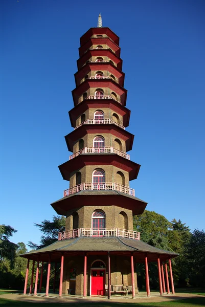 Kinesiska pagoden i kew gardens — Stockfoto