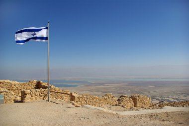 masada kale denizden ölü görüntüleyin