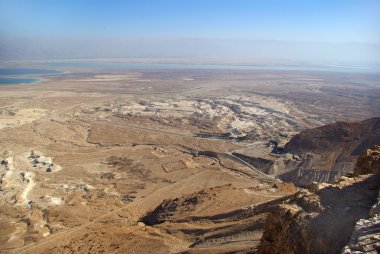 masada kale denizden ölü görüntüleyin