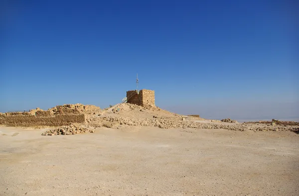 Ruinerna av fästningen masada — Stockfoto