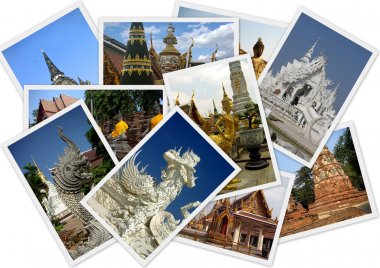 Traveling around Thailand clipart