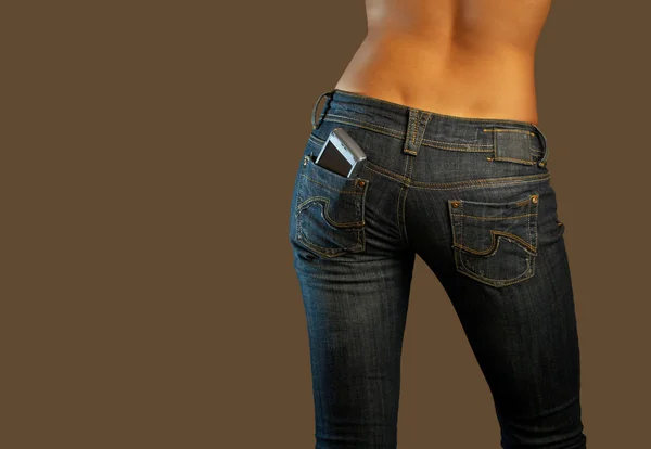Jeans wyobraźni (komunikacji) — Zdjęcie stockowe
