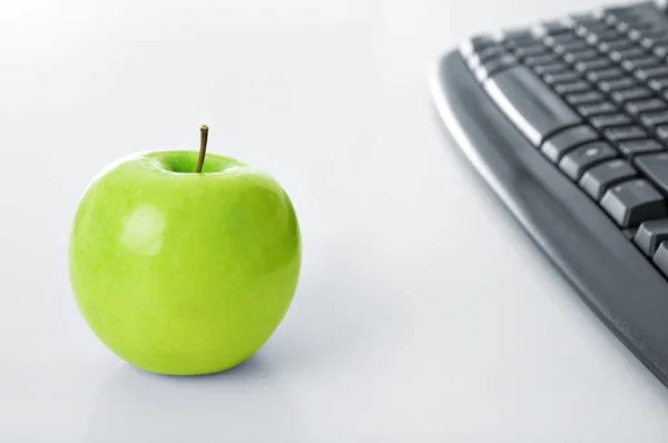 Healthy work on the computer — Stock Photo, Image