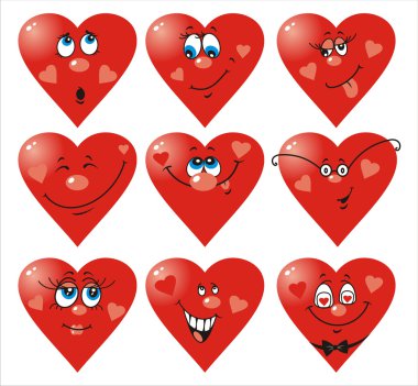 Heart Smiles to Valentine`s day clipart