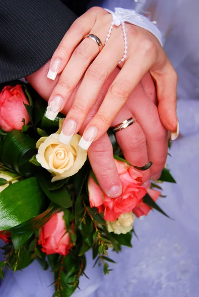Wedding rings — Stock Photo, Image