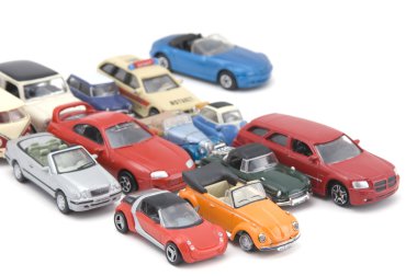 Model toy car closeup clipart