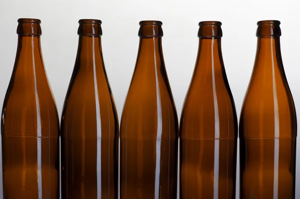 Bierflasche aus nächster Nähe — Stockfoto