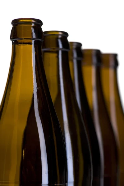 Bier fles close-up — Stockfoto