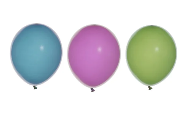 Luftballon auf weiß — Stockfoto