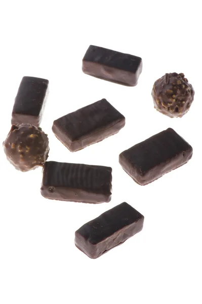 Brązowy cukierki czekoladowe — Zdjęcie stockowe