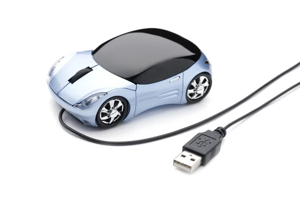 stock image Computer mouse car