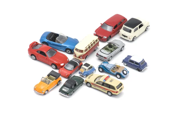 Іграшкових автомобілів крупним планом — стокове фото