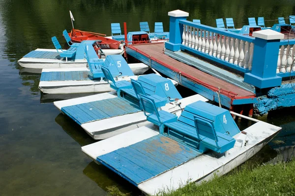 stock image Boating station with catamaran