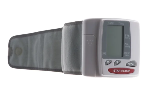 Primer plano del monitor de presión arterial —  Fotos de Stock