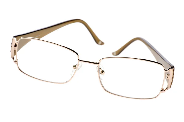 Glasögon på vit — Stockfoto
