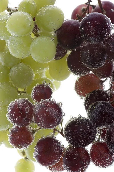 Uvas con burbujas de aire — Foto de Stock