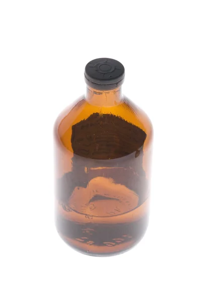 Medical bottle on white background — Stock Photo, Image