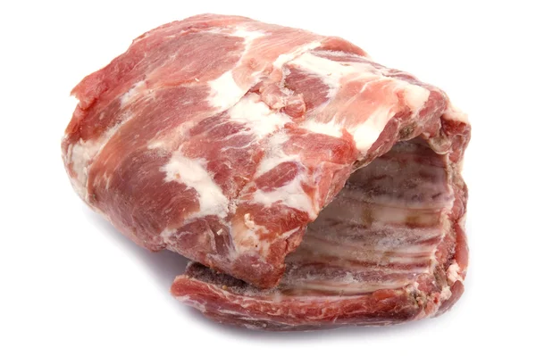 Costela de porco em branco — Fotografia de Stock