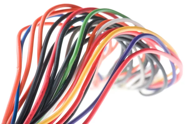 Colored cable closeup — Stock Photo, Image