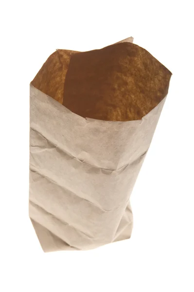 Paper bag on white — Stock Photo, Image
