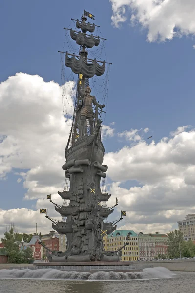 Pomnik cara Rosji Piotra — Zdjęcie stockowe