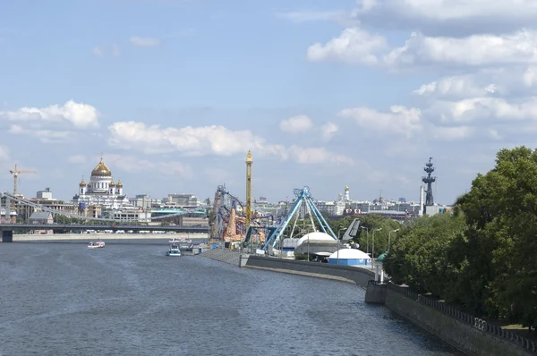 Vista sobre o rio Moscou — Fotografia de Stock