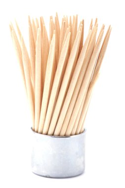 Toothpick on white clipart