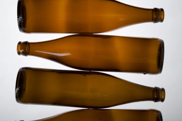 Prázdné pivní láhev — Stock fotografie