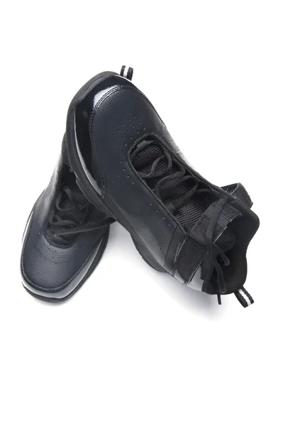 Sapatos em close-up branco — Fotografia de Stock