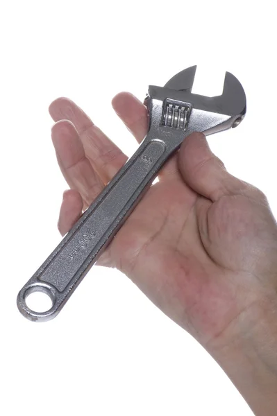 Spanner isolated on white — Stock Photo, Image