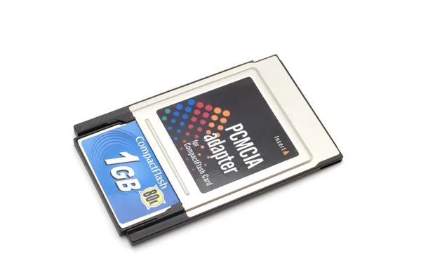 Cartão de memória adaptador — Fotografia de Stock