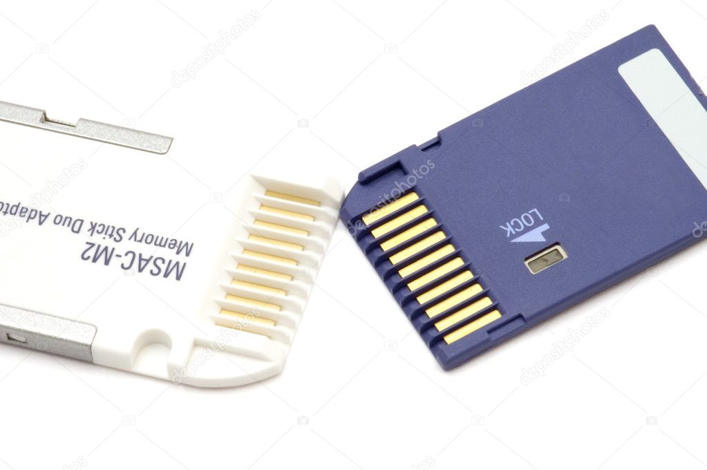 Adapter for memory stick duo