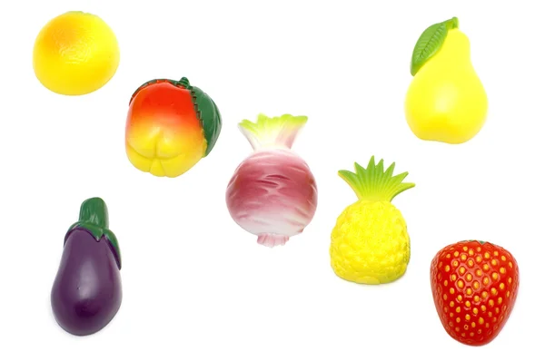 Магнитные фрукты и овощи — стоковое фото