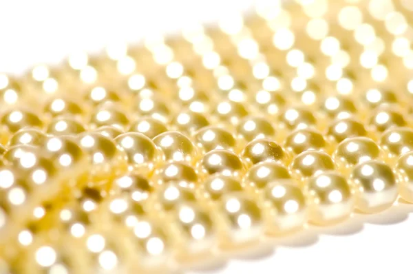 Pearls beads macro — Stock Photo, Image